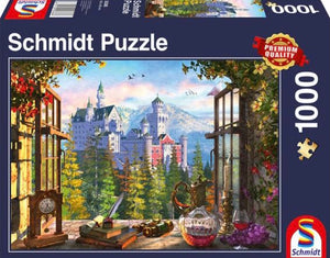 View Of The Fairytale Castle by Dominic Davison 1000 Piece Puzzle by Schmidt