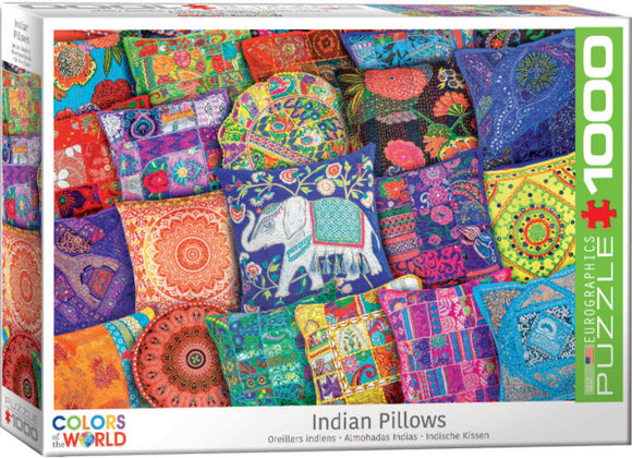 Indian Pillows 1000 Piece Puzzle by Eurographics