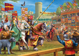 The Joust At Warwick by Mat Edwards 1000 Piece Puzzle by Gibsons