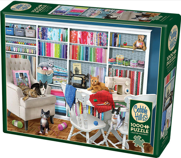 Sewing Room 1000 Piece Puzzle by Cobble Hill