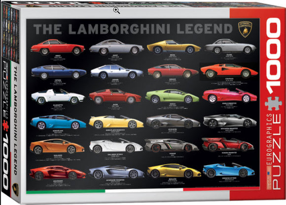 The Lamborghini Legend 1000 Piece Puzzle by Eurographics