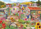 Life On The Allotment by Janice Daughters 1000 Piece Puzzle By Gibsons