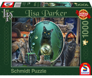 Lisa Parker Mystical Cats 1000 Piece Puzzle by Schmidt
