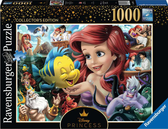 Disney Princess Heroines No.3 - The Little Mermaid 1000 Piece Puzzle by Ravensburger