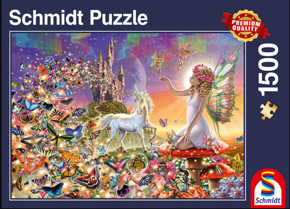 Magical Fairyland by Adrian Chesterman 1500 Piece Puzzle by Schmidt