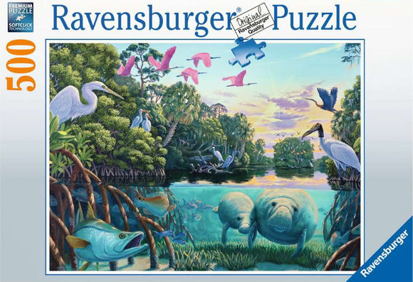 Manatee Moments 500 Piece Puzzle by Ravensburger – Hampton Hobbies