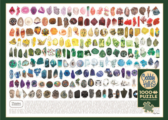 Marvelous Minerals 1000 Piece Puzzle by Cobble Hill