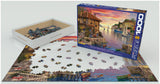 Mediterranean Harbour by Dominic Davison 1000 Piece Puzzle by Eurographics