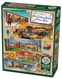 Mid-Century Modern Dream Home 1000 Piece Puzzle by Cobble Hill
