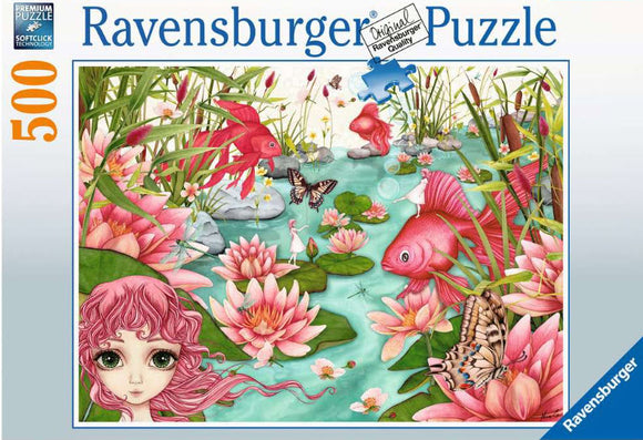 Minu's Pond Daydreams 500 Piece Puzzle by Ravensburger – Hampton