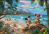 *NEW* Thomas Kinkade-Disney: Mickey and Minnie Mouse in Hawaii 1000 Piece Puzzle by Schmidt