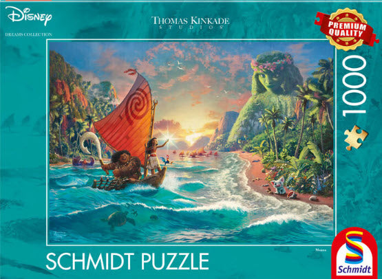*NEW* Thomas Kinkade-Disney Moana 1000 Piece Puzzle by Schmidt