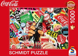 Coca Cola:  Montage 1000 Piece Puzzle by Schmidt