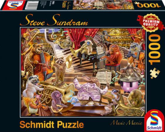 Steve Sundram Music Mania 1000 Piece Puzzle by Schmidt