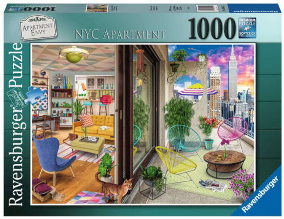 NYC Apartment Vision 1000 Piece Puzzle by Ravensburger