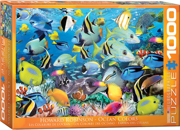 Ocean Colours by Howard Robinson 1000 Piece Puzzle by Eurographics