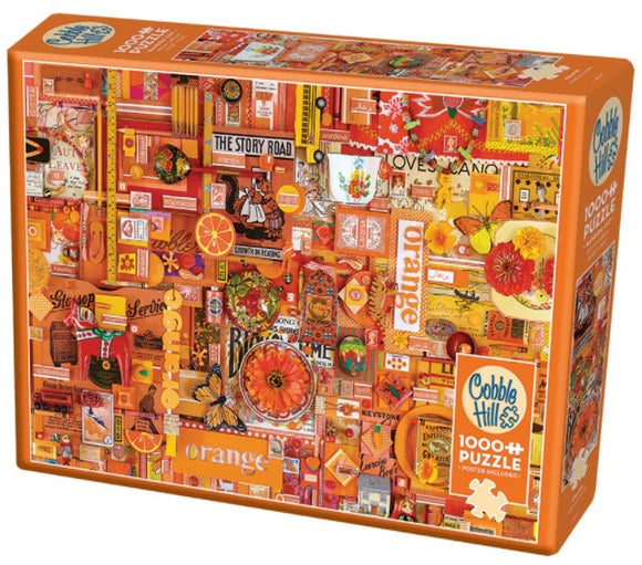 Orange by Shelley Davies 1000 Piece Puzzle by Cobble Hill