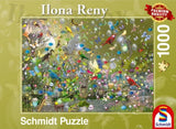 Ilona Reny: A Parrot Jungle 1000 Piece Puzzle by Schmidt