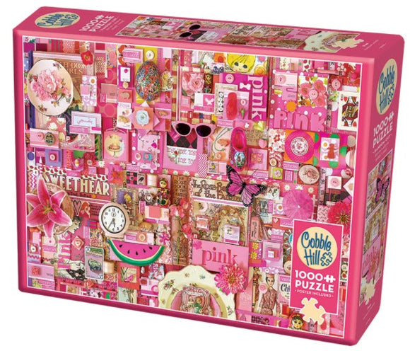 Pink by Shelley Davies 1000 Piece Puzzle by Cobble Hill