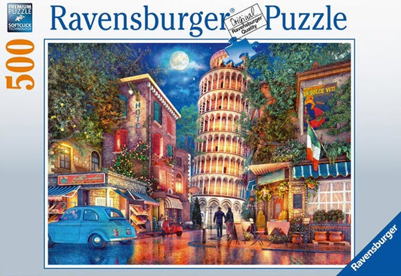 Evening in Pisa 500 Piece Puzzle by Ravensburger