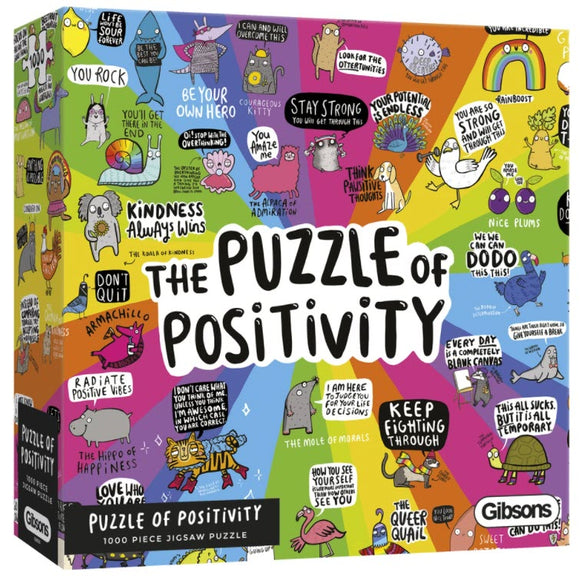 Puzzle Of Positivity 1000 Piece Puzzle By Gibsons