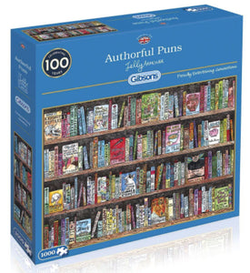 Authorful Puns 1000 Piece Puzzle By Gibsons