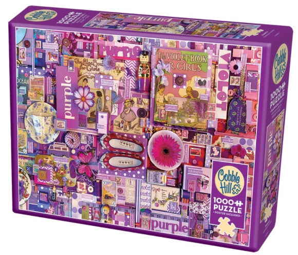Purple by Shelley Davies 1000 Piece Puzzle by Cobble Hill