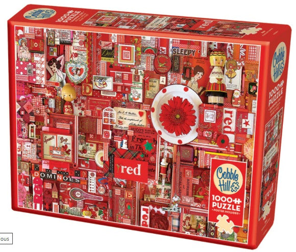 Red by Shelley Davies 1000 Piece Puzzle by Cobble Hill