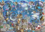 Ilona Reny: Blue Skies of Christmas 1000 Piece Puzzle by Schmidt