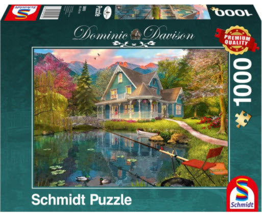 Dominic Davison Lakeside Retirement Home 1000 Piece Puzzle by Schmidt