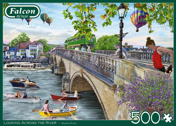 Looking Across The River 500 Piece Puzzle by Falcon