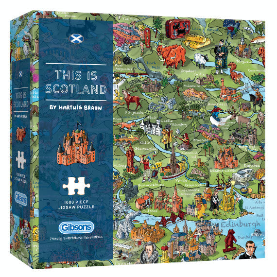 This is Scotland by Hartwig Braun 1000 Piece Puzzle by Gibsons