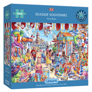 Seaside Souvenirs by Tony Ryan 1000 Piece Puzzle by Gibsons