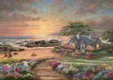 Thomas Kinkade-Seaside Cottage 1000 Piece Puzzle by Schmidt