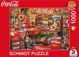 Coca Cola:  Nostalgic Store Visit 1000 Piece Puzzle by Schmidt
