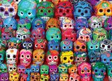 Traditional Mexican Skulls 1000 Piece Puzzle by Eurographics