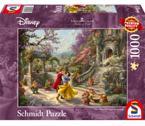 Thomas Kinkade – Disney: Snow White Dancing with the Prince 1000 Piece Puzzle by Schmidt