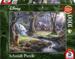 Thomas Kinkade – Disney: Snow White Discovers The Cottage 1000 Piece Puzzle by Schmidt