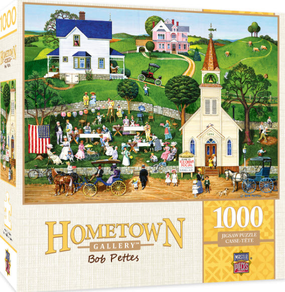 Hometown Gallery-Strawberry Sunday 1000 Piece Puzzle by MasterPieces