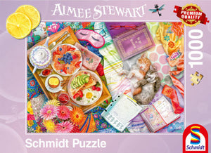 Served up: Sunday Breakfast by Aimee Stewart 1000 Piece Puzzle by Schmidt