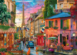 Sunset Over Paris 1000 Piece Puzzle By Gibsons