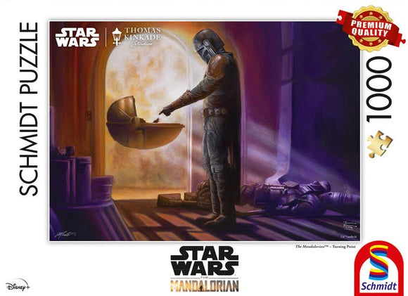 Thomas Kinkade-Star Wars The Mandalorian™ – Turning Point 1000 Piece Puzzle by Schmidt