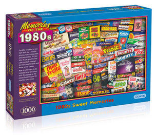1980s Sweet Memories 1000 Piece Puzzle By Gibsons