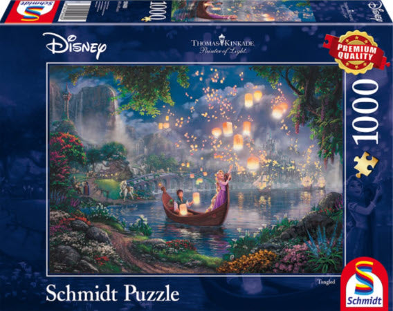 Thomas Kinkade – Disney: Tangled 1000 Piece Puzzle by Schmidt