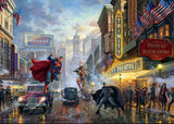 *NEW* Thomas Kinkade-DC Comics Batman, Superman and Wonder Woman - The Trinity 1000 Piece Puzzle by Schmidt
