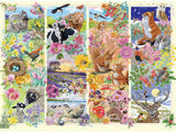 Through The Seasons by Janice Daughters 1000 Piece Puzzle by Gibsons