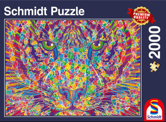 Wild At Heart—Tiger by Michael David Ward 2000 Piece Puzzle by Schmidt