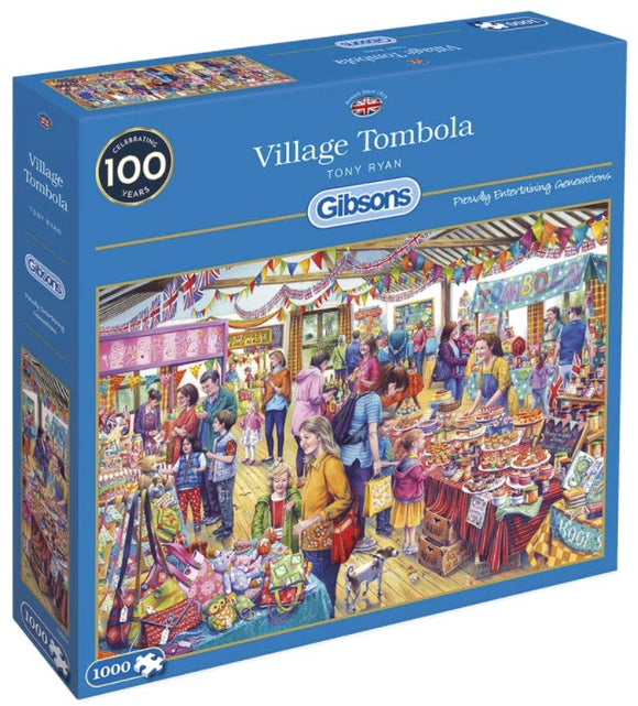 Village Tombola 1000 Piece Puzzle By Gibsons