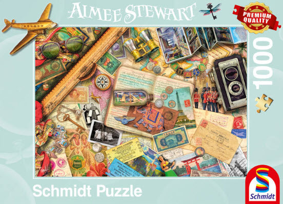 *NEW* Served Up: Travel Memories by Aimee Stewart 1000 Piece Puzzle by Schmidt