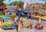 Treats at the Station by Trevor Mitchell 500 XL Piece Puzzle by Gibsons